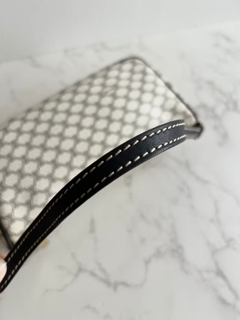 稀有品 Celine黑白色老花Hobo流浪包/腋下包/側背包