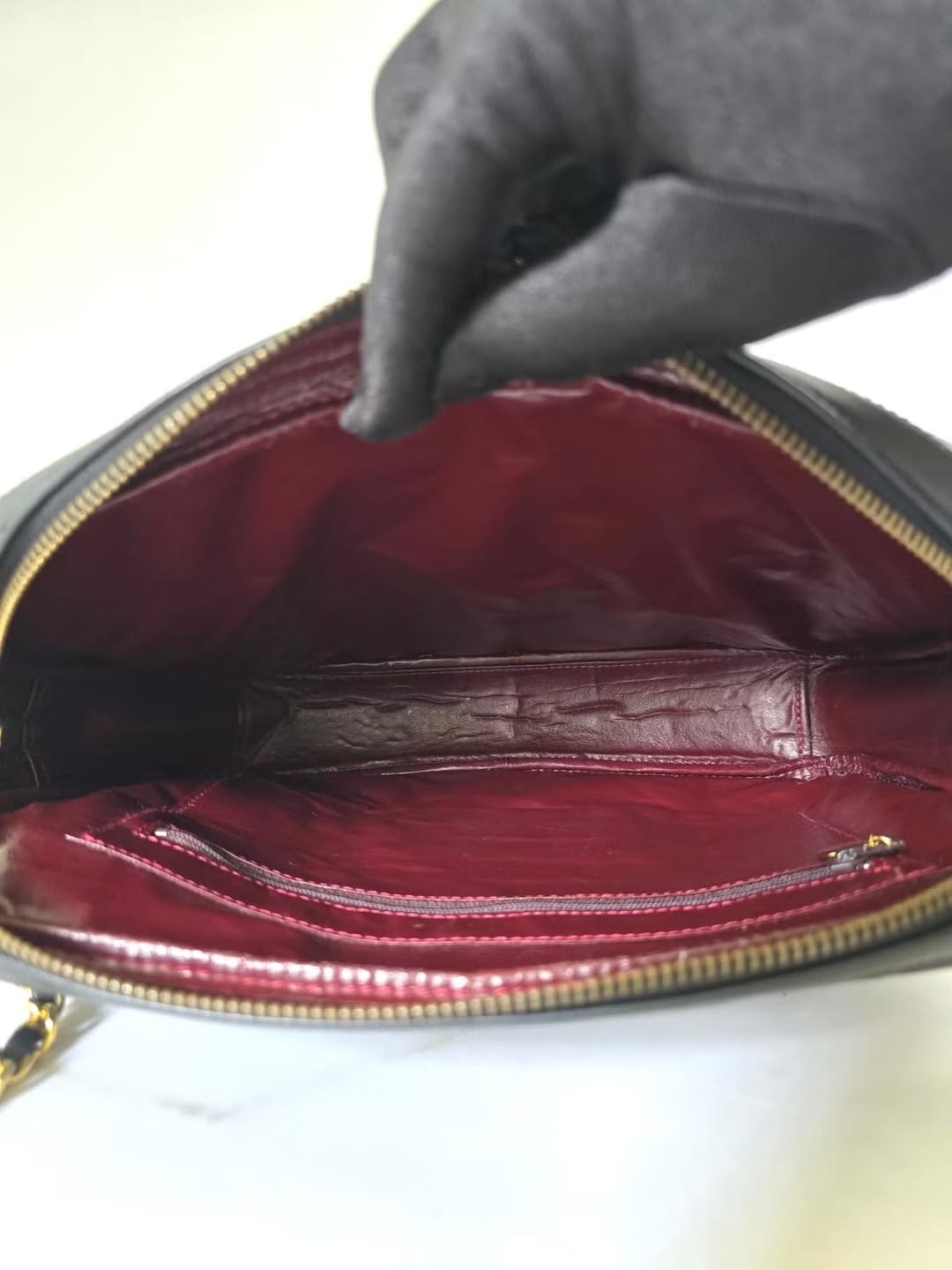 Chanel 經典黑金色相機包/單肩包/側背包