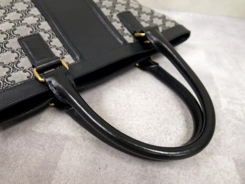 Celine black grey monogram tote bag/crossbody bag/shoulder bag/side bag