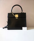 Celine black Kelly chain bag/crossbody bag/side backpack shoulder bag
