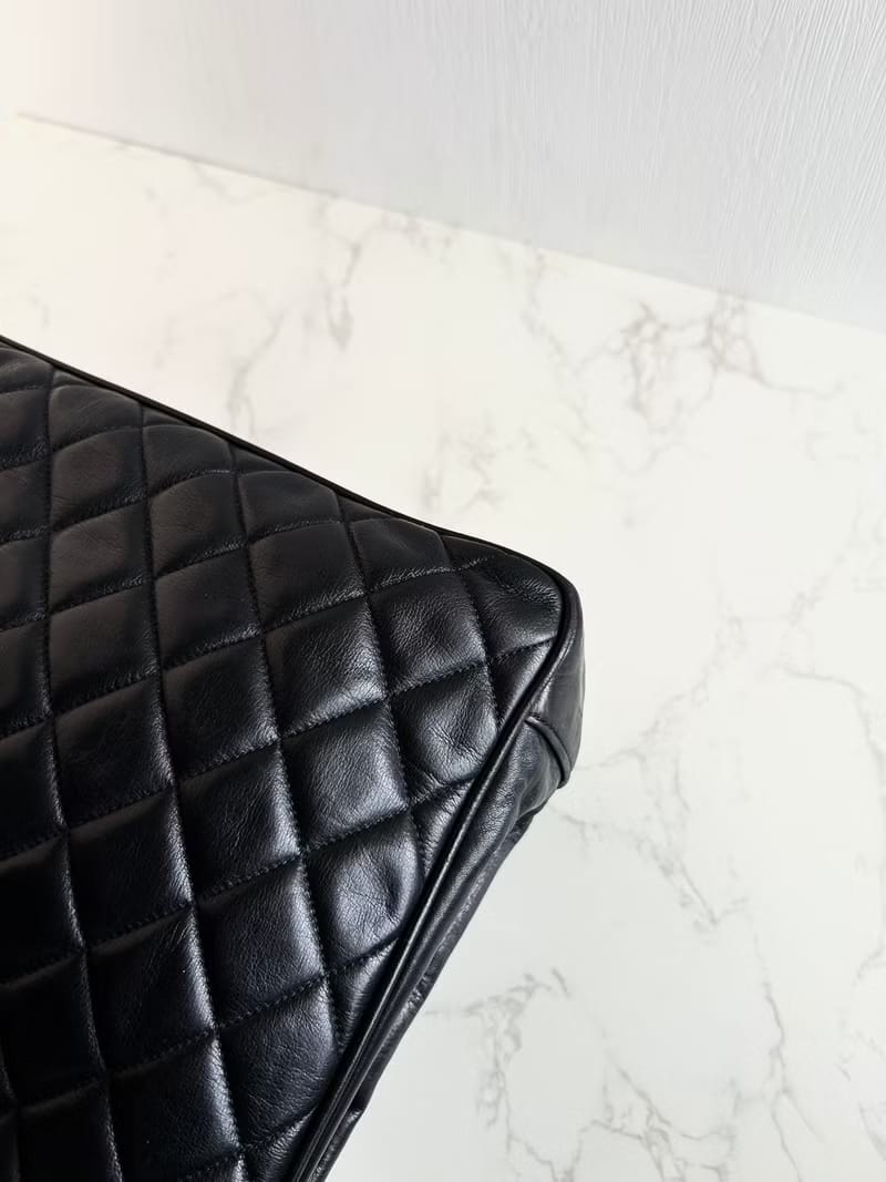 Chanel 黑色經典托特包/單肩包/側背包