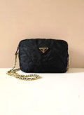 Prada Black Parachute Shoulder Bag/Crossbody Bag