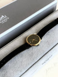Hermes Arceau Black Gold Dial Pre-owned Watch/Vintage Watch/Wristwatch
