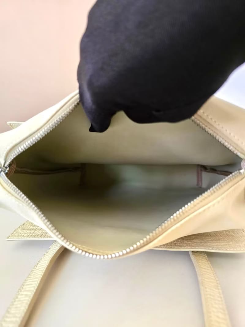 Loewe Off-White Tiered Tote/Crossbody/Shoulder Bag