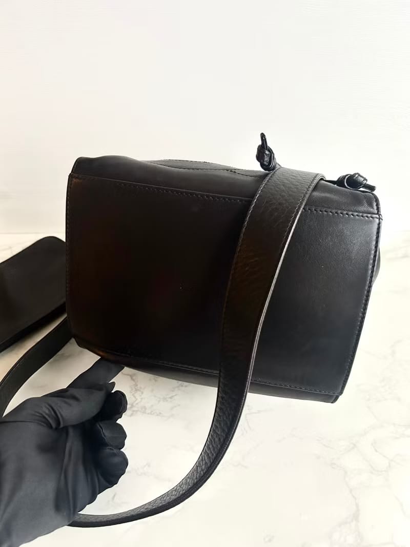 Chanel Black and Gold Chain Bucket Bag/Shoulder Bag/Crossbody Bag