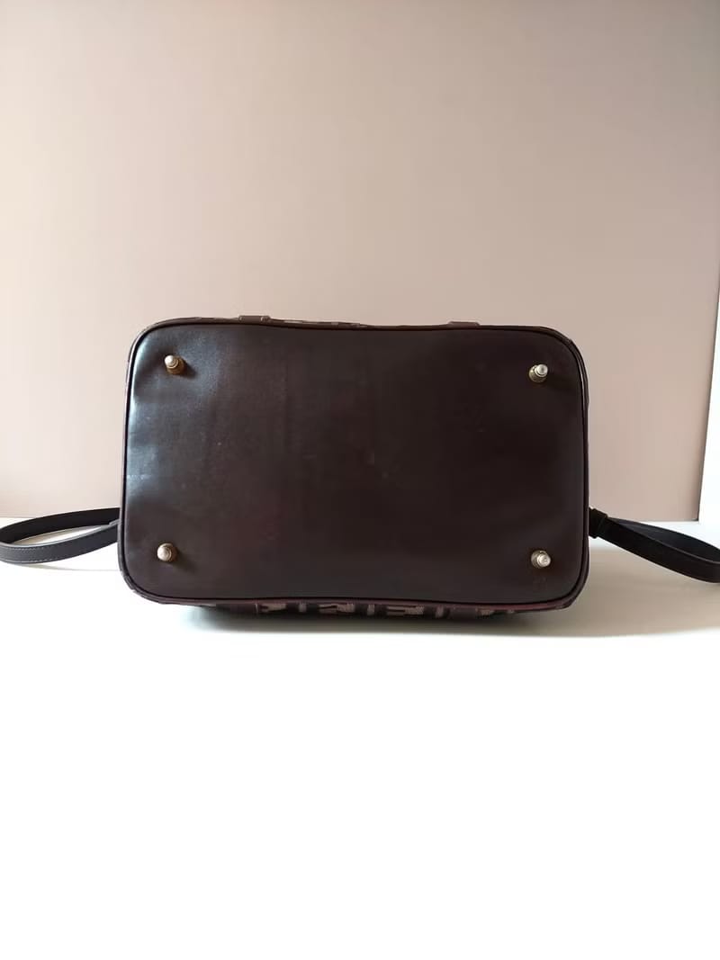 Fendi老花復古波士頓小包斜背包/單肩包/側背包