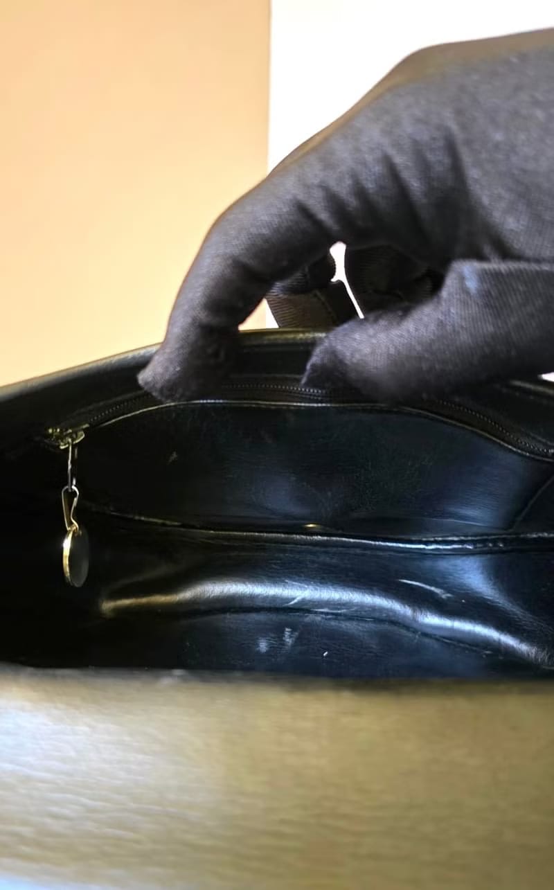 Dior Bobby黑金色馬鞍包/單肩包/側背包/斜背包