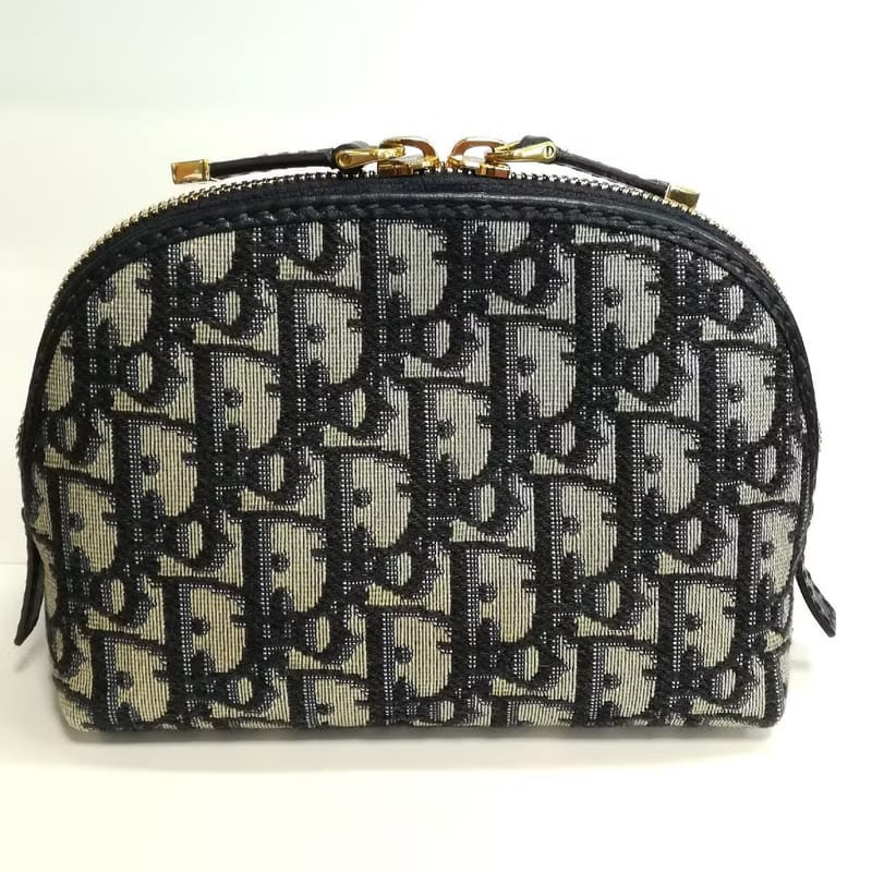 Christian Dior藍色老花30 Montaigne化妝包/手拿包