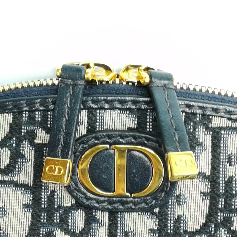 Christian Dior藍色老花30 Montaigne化妝包/手拿包