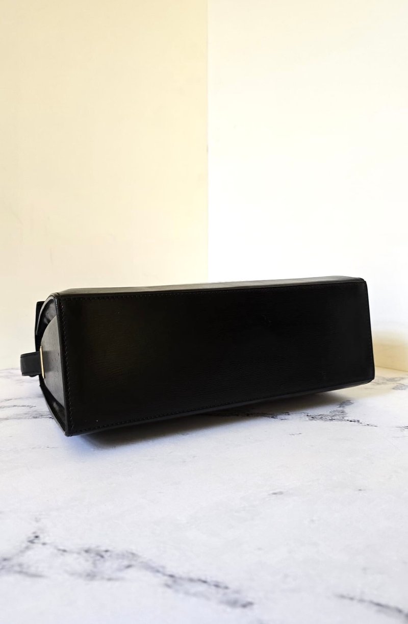 Dior黑金色千鳥格盒子包/單肩包/側背包/斜背包