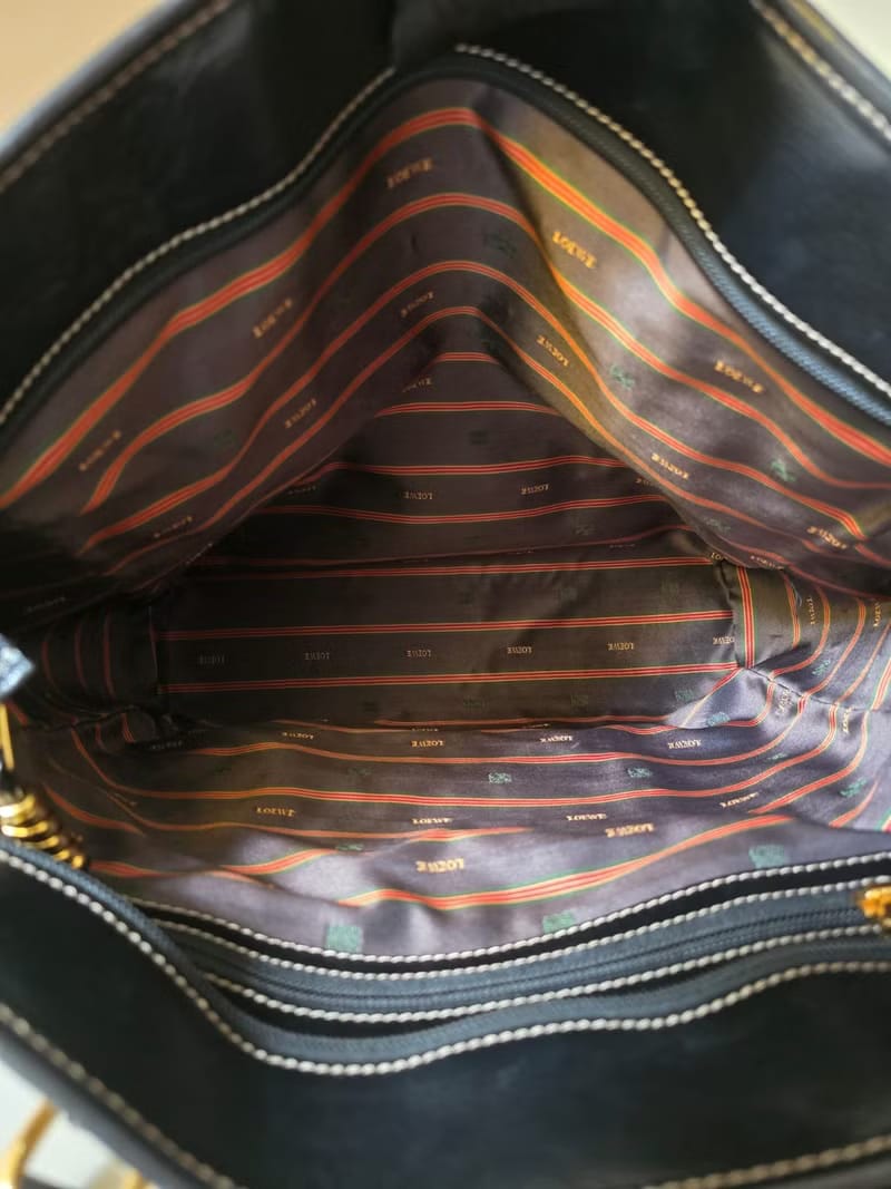 Loewe蛇骨古董托特包/側背包/單肩包