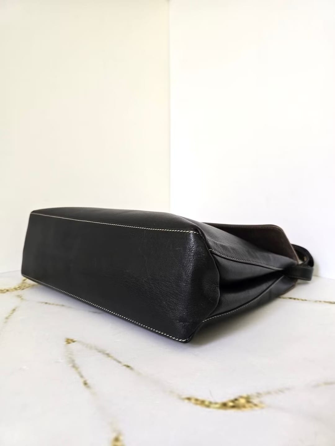 Loewe拼色蛇骨凱莉包/側背包/斜背包/單肩包