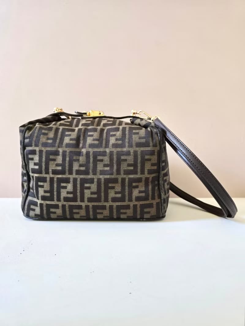 Loewe second-hand color matching box shoulder bag/crossbody bag/shoulder bag