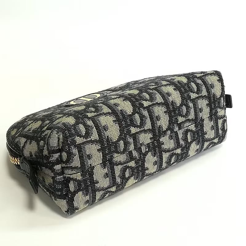 Christian Dior藍色老花30 Montaigne化妝包/手拿包