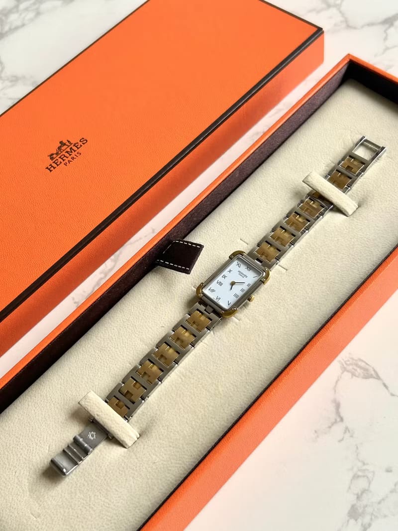 Hermes Croisiere二手男女裝金屬錶帶/手錶/腕錶