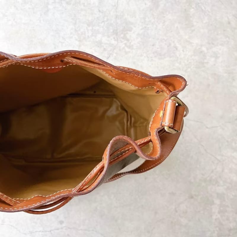 Celine Classic Monogram Vintage Bucket Bag / Shoulder Bag / Crossbody Bag