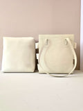 Loewe Off-White Tiered Tote/Crossbody/Shoulder Bag