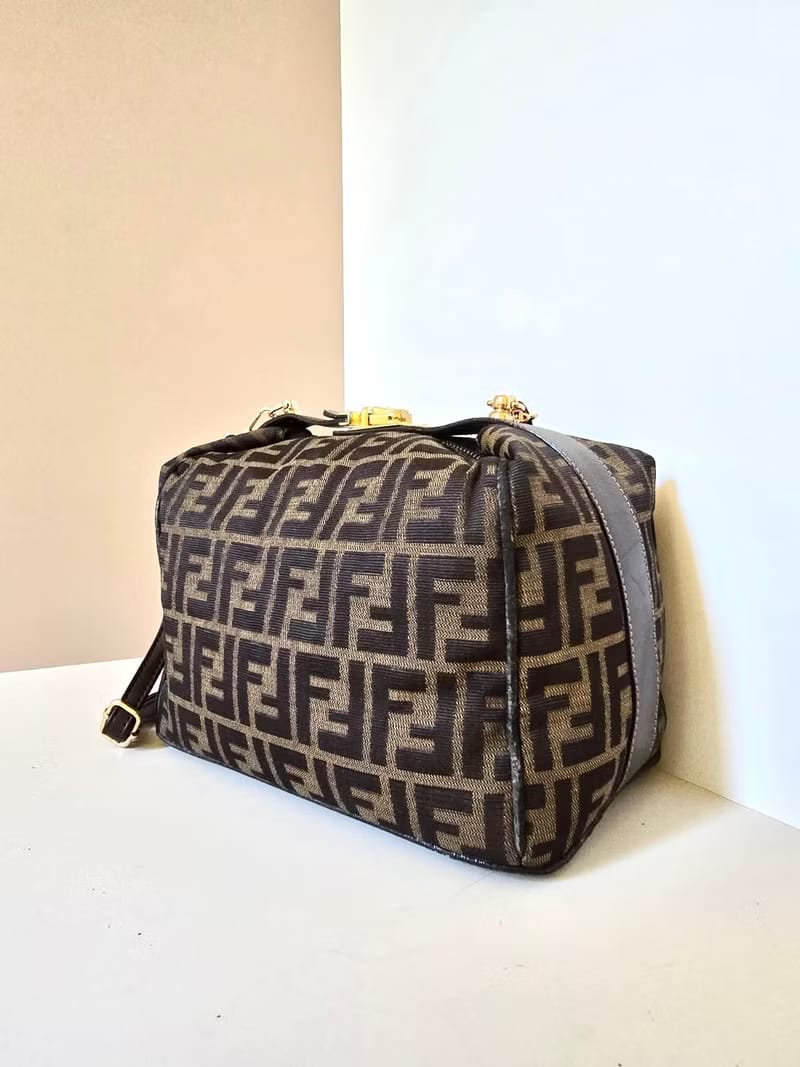 Loewe second-hand color matching box shoulder bag/crossbody bag/shoulder bag