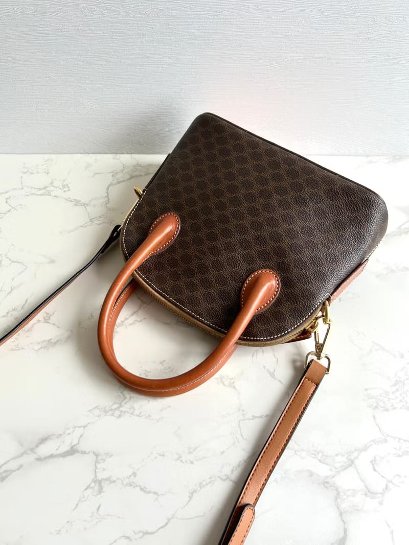 Celine Shell Kelly Vintage Shoulder Bag / Crossbody Bag / Side Bag