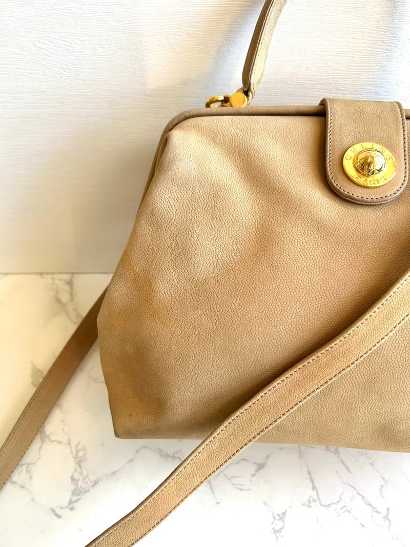 Celine 星球米色醫生包/斜背包/單肩包/側背包