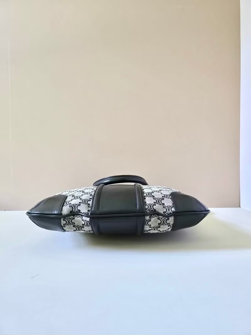 Celine black grey monogram tote bag/crossbody bag/shoulder bag/side bag