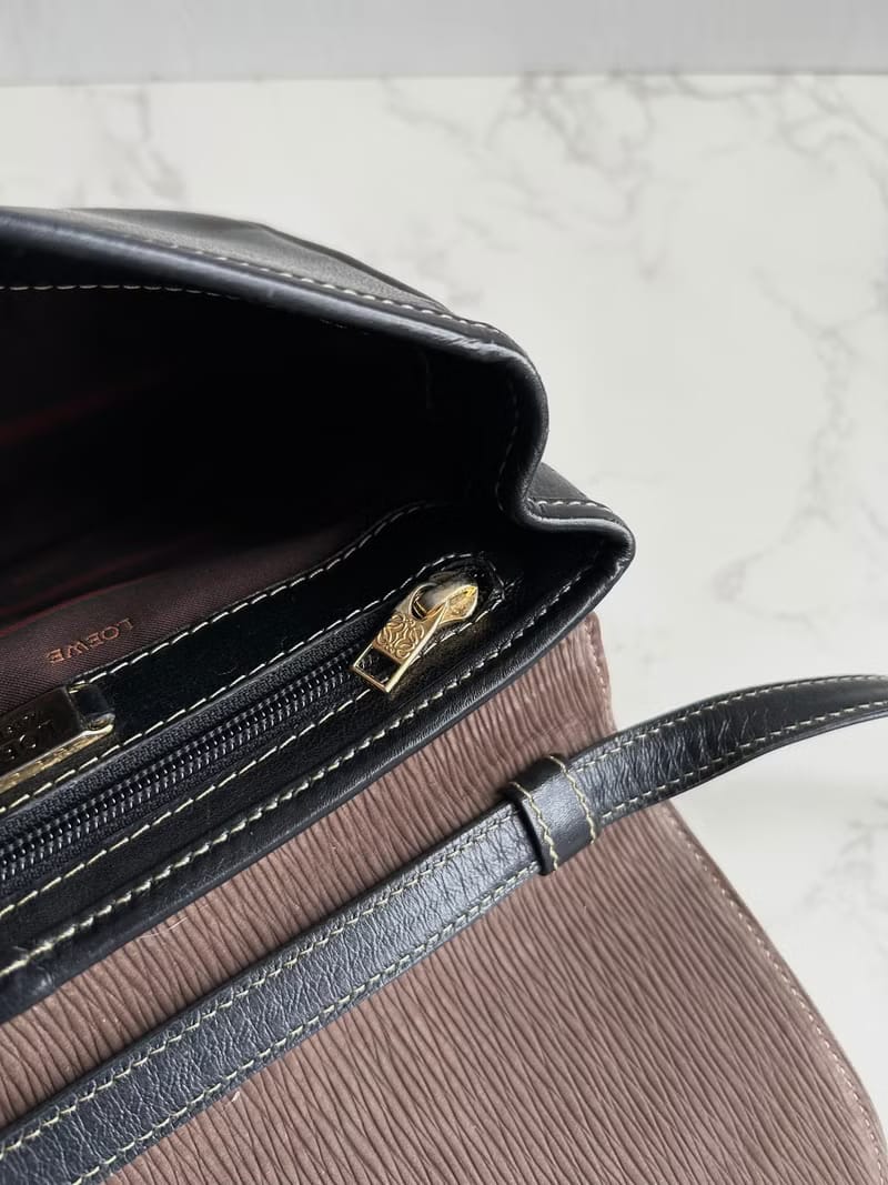 Loewe拼色蛇骨包側背包/斜背包/單肩包