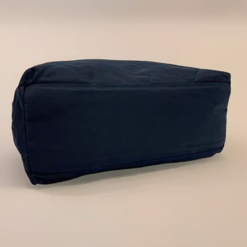 Prada黑色降落傘鏈子側背包/單肩包/托特包