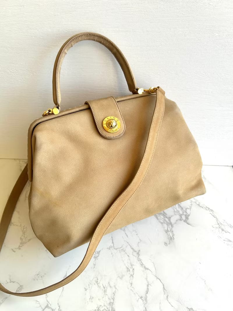 Celine 星球米色醫生包/斜背包/單肩包/側背包