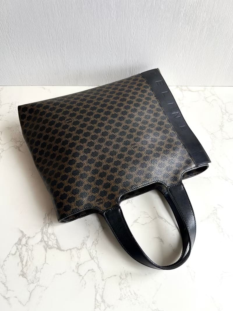 Celine black monogram tote bag/handbag