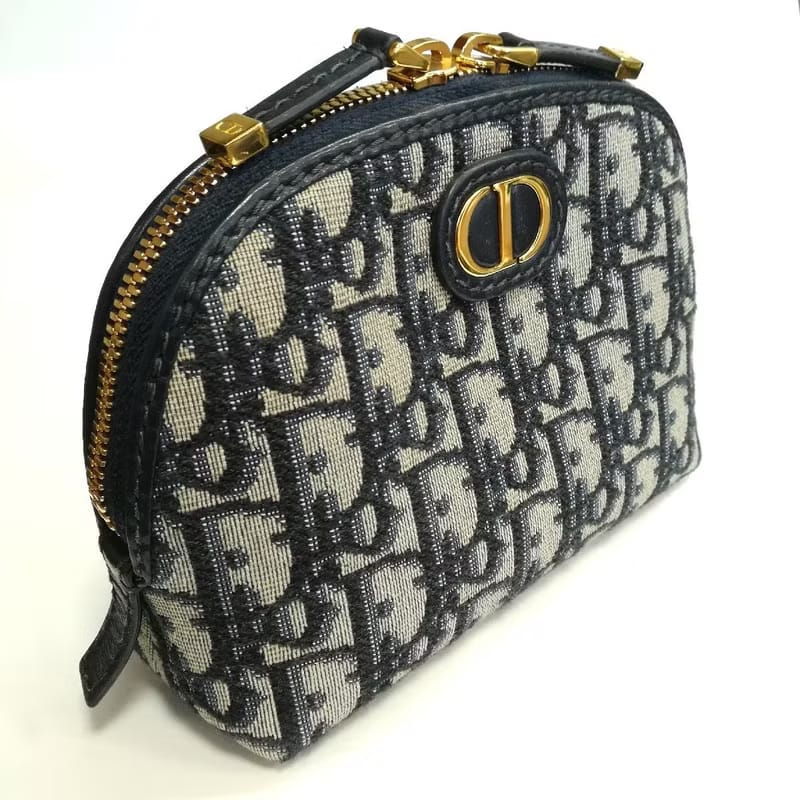 Christian Dior藍色老花30 Montaigne化妝包/手拿包