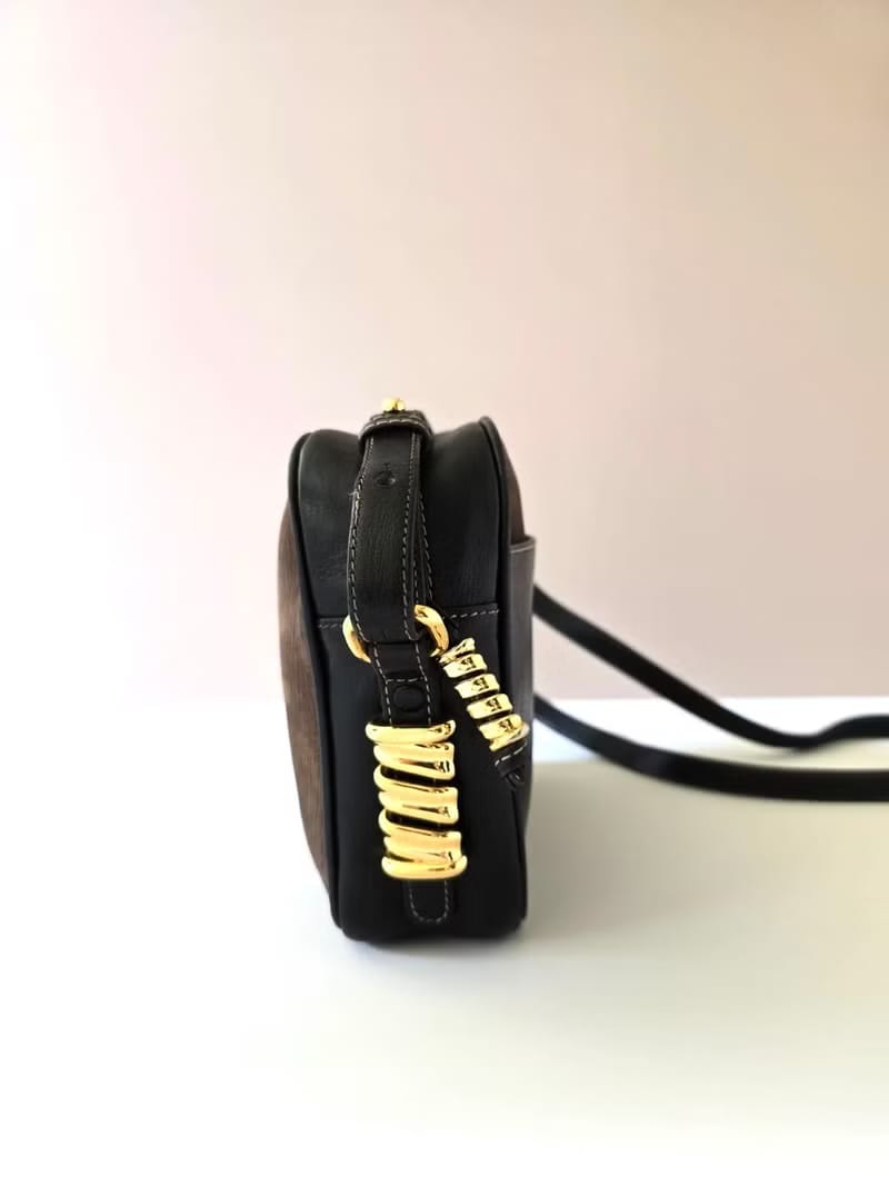 Loewe蛇骨古董相機包/側背包/斜背包/單肩包