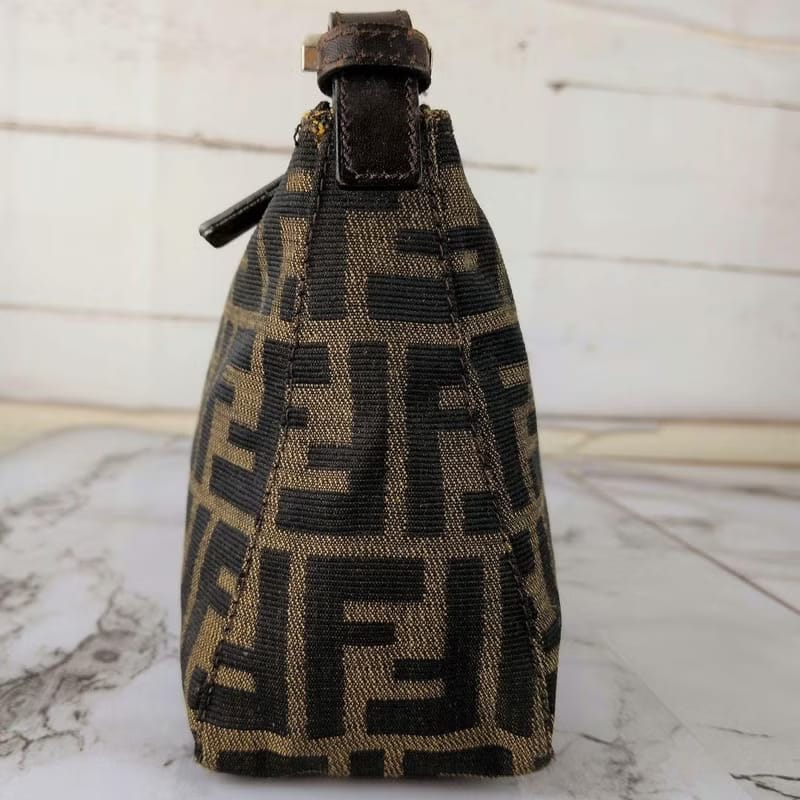 Fendi Zucca Brown Monogram Mini Bag/Handbag
