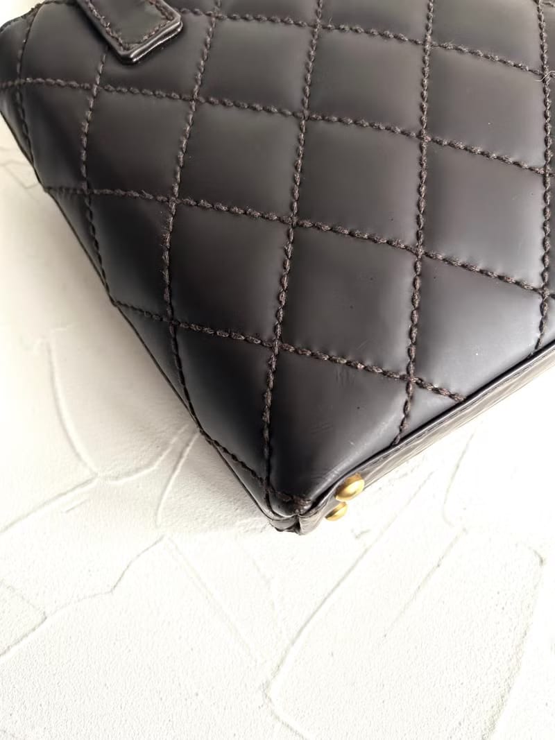 Chanel Vivian dark brown tote bag/side bag/shoulder bag