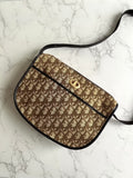 Dior Burgundy Monogram Half Moon Bag/Crossbody Bag/Shoulder Bag/Side Bag