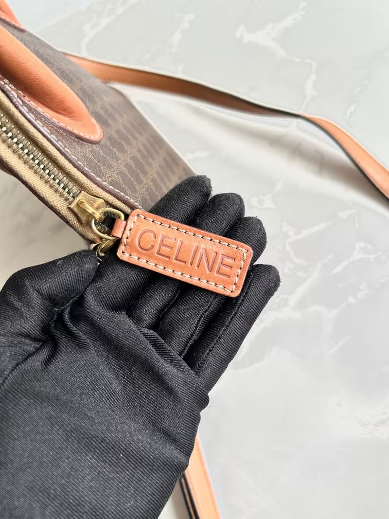 Celine Shell Kelly Vintage Shoulder Bag / Crossbody Bag / Side Bag