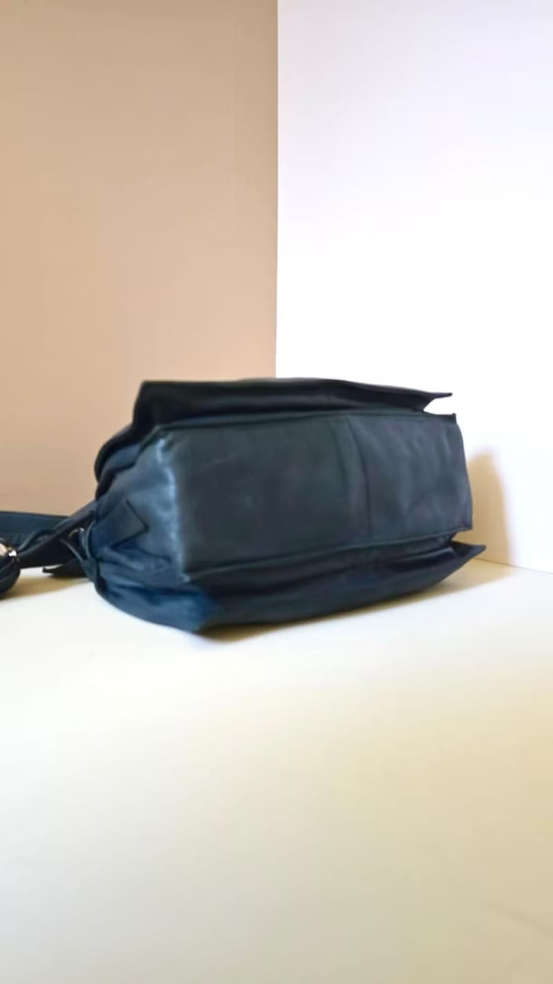 Loewe Flamenco Midnight Blue Anagram Tassel Bucket Bag/Shoulder Bag/Crossbody Bag