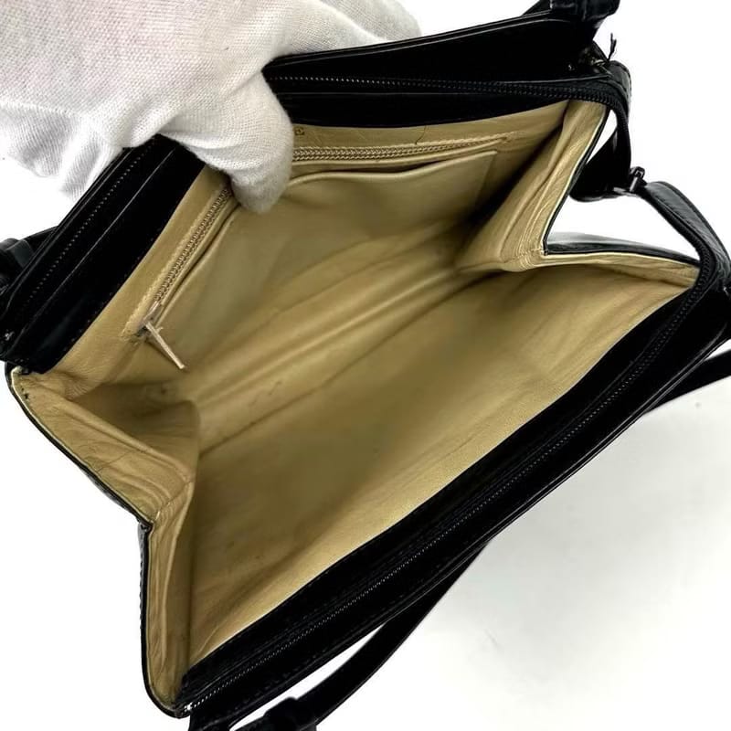 Loewe 黑色銀標側背包/單肩包/托特包