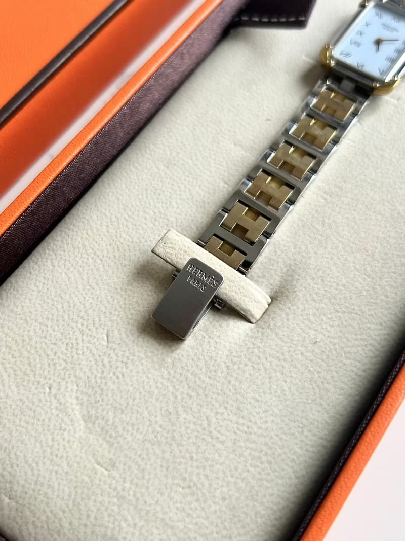 Hermes Croisiere二手男女裝金屬錶帶/手錶/腕錶