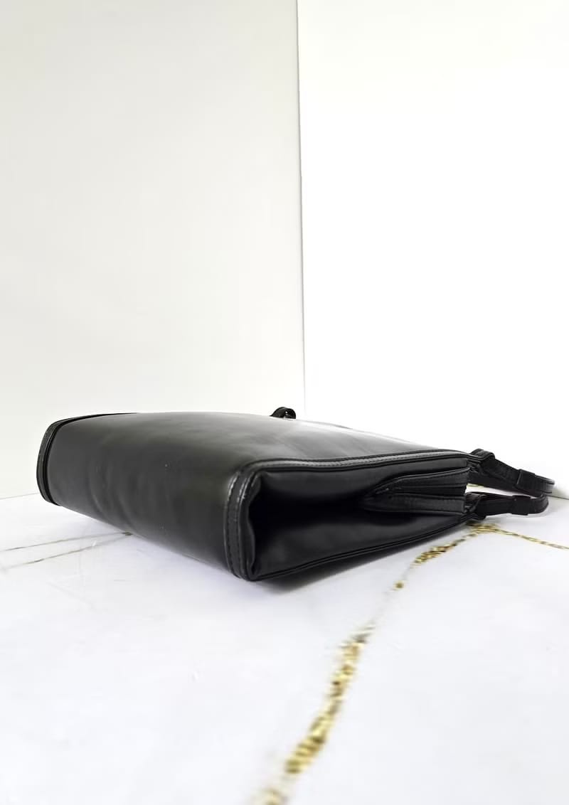 Loewe 黑色銀標側背包/單肩包/托特包