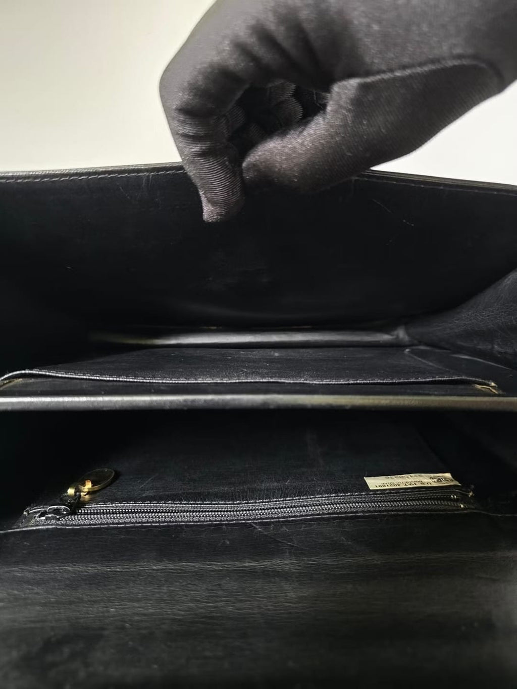 Dior Montaigne黑金牛皮兩用包/單肩包/側背包L斜背包