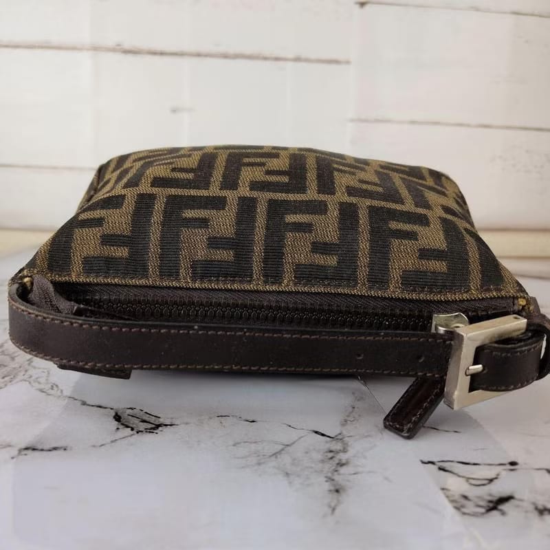 Fendi Zucca 咖啡色老花迷你包/手提包