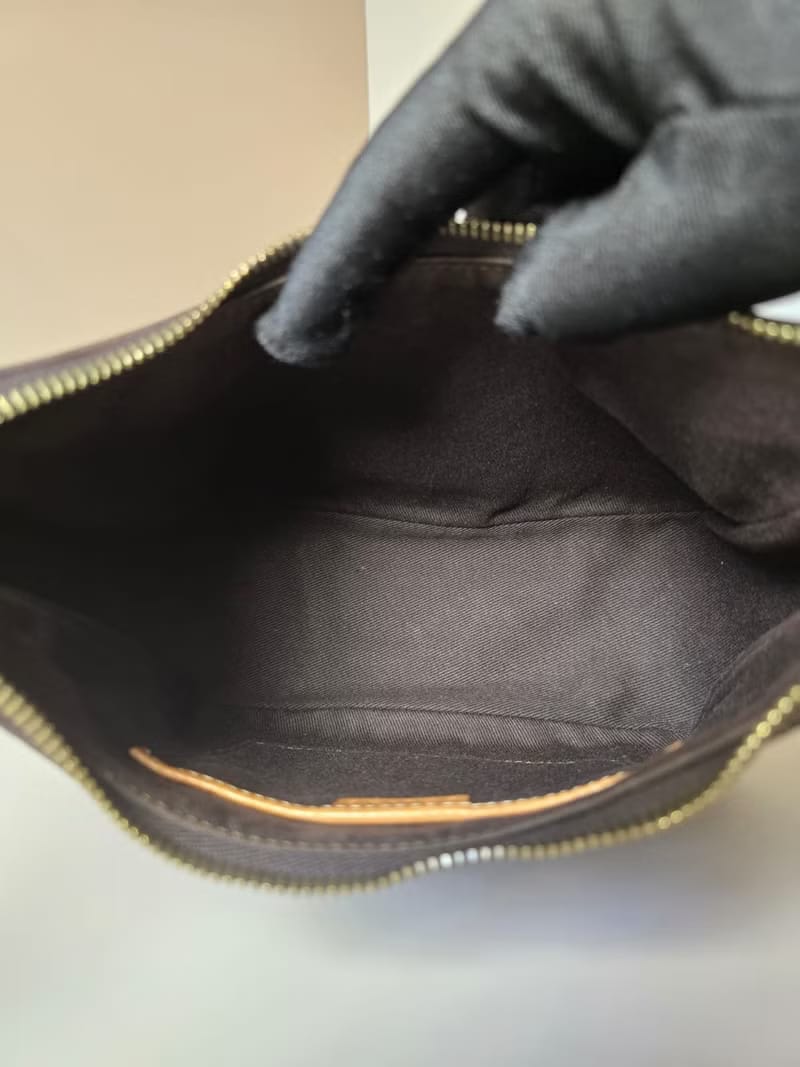 Second-hand Celine coffee-colored presbyopic Hobo side bag/crossbody bag