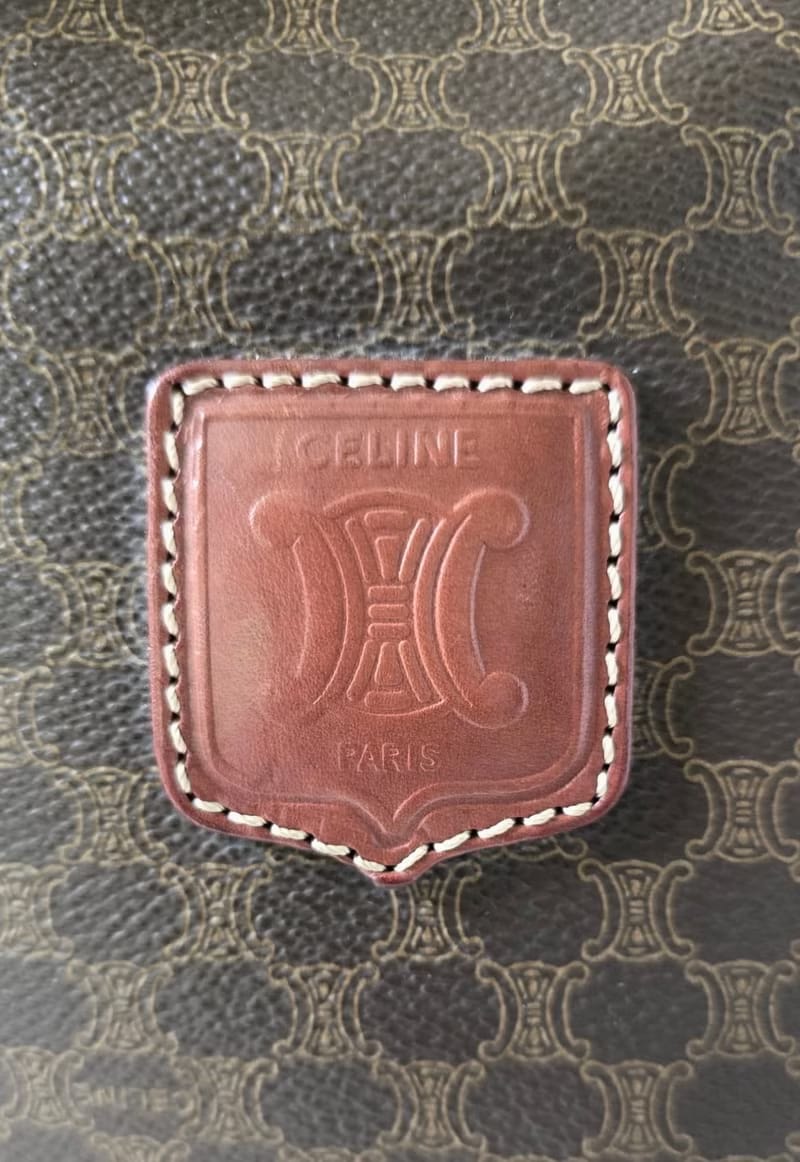 Celine Classic Monogram Vintage Bucket Bag / Shoulder Bag / Crossbody Bag