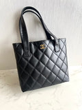 Chanel Vivian Wild Stitch黑金色托特包 側背包 單肩包