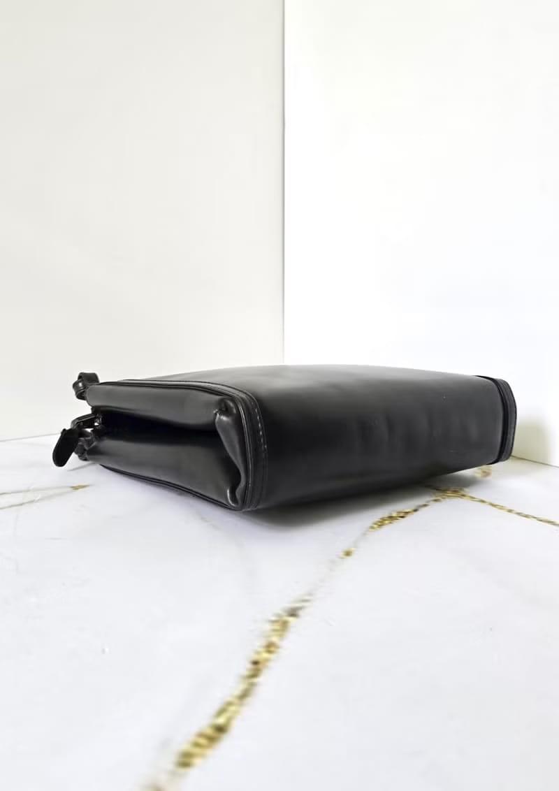 Loewe 稀有黑色銀標Mini Anagram側背包/單肩包/托特包