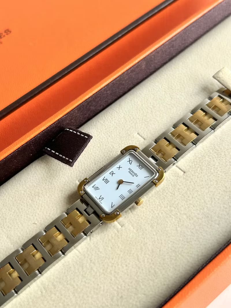 Hermes Croisiere二手男女裝金屬錶帶/手錶/腕錶