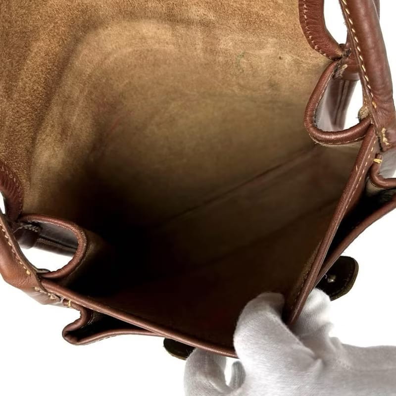 Loewe color matching tofu bag side backpack/oblique backpack/shoulder bag