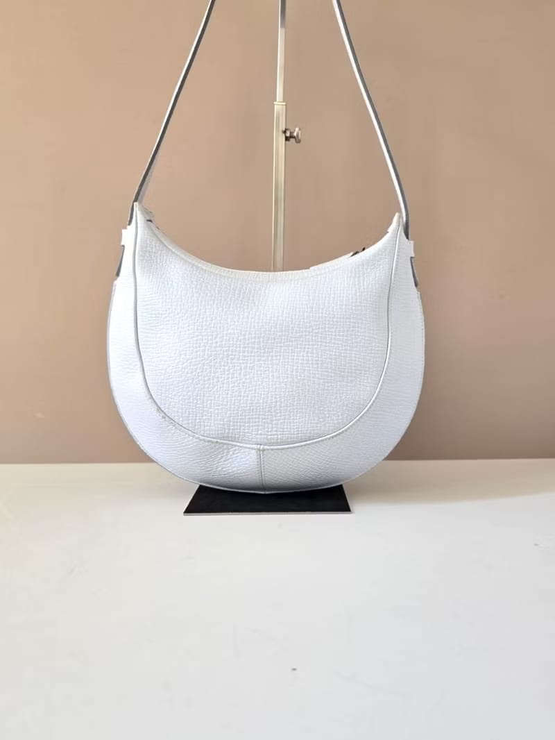 Loewe light blue half moon vintage underarm bag/side backpack/shoulder bag