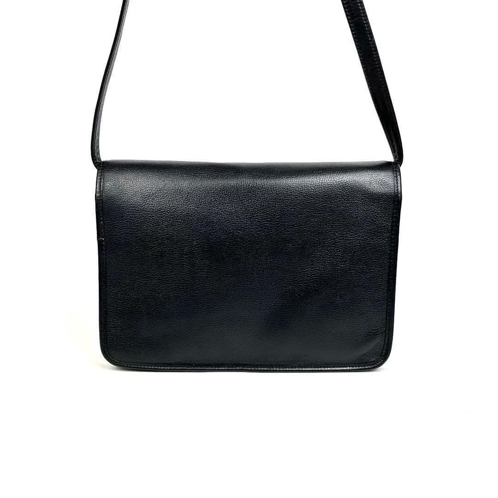 Dior 黑色金扣極簡中古單肩包/側背包/斜背包