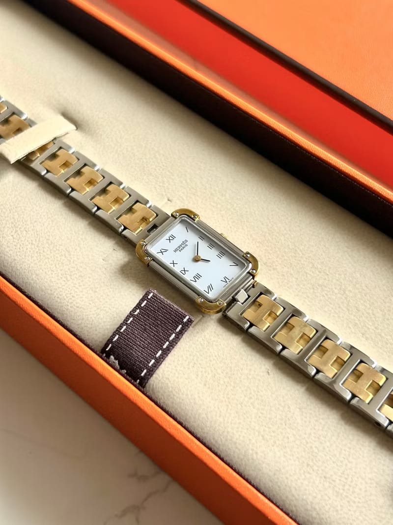 Hermes Croisiere二手男女裝金屬錶帶/手錶/腕錶